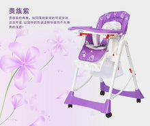 Load image into Gallery viewer, Portable Baby High Chair Booster Seat Kid,Infant Baby Dining Lunch Feeding Chair,Plastic Chair Folding,Seggiolone Portatile Baby