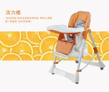 Load image into Gallery viewer, Portable Baby High Chair Booster Seat Kid,Infant Baby Dining Lunch Feeding Chair,Plastic Chair Folding,Seggiolone Portatile Baby