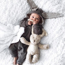 Load image into Gallery viewer, Ear gray rabbit  Romper Jumpsuit