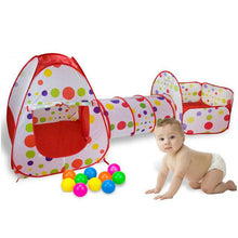 Load image into Gallery viewer, 3 In 1 children Ball Pool, and  Tunnel Play House