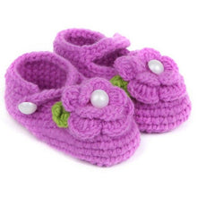 Load image into Gallery viewer, Lovely Infant Toddler Princess First Walkers Newborn Baby Girls Kid Prewalker Soft Soled Shoe Flower Knitting Shoes Footwear