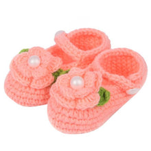 Load image into Gallery viewer, Lovely Infant Toddler Princess First Walkers Newborn Baby Girls Kid Prewalker Soft Soled Shoe Flower Knitting Shoes Footwear