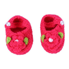 Load image into Gallery viewer, Lovely Infant Toddler Princess First Walkers Newborn Baby Girls Kid Prewalker Soft Soled Shoe Flower Knitting Shoes Footwear