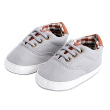 Load image into Gallery viewer, Toddler Baby Canvas Shoes Laces Casual Sneaker Soft Sole First Walker Anti-skid Sneaker Shoes for Children Kids Girls Footwear
