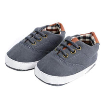 Load image into Gallery viewer, Toddler Baby Canvas Shoes Laces Casual Sneaker Soft Sole First Walker Anti-skid Sneaker Shoes for Children Kids Girls Footwear