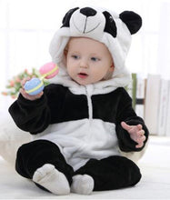 Load image into Gallery viewer, Panda newborn Jumpsuit Hooded Custome