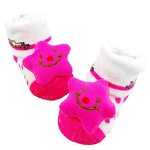 Load image into Gallery viewer, Pink Baby Anti-slip Socks Cotton Boots