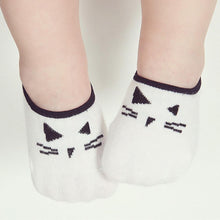 Load image into Gallery viewer, kids boy Kids socks Lovely Baby Boy Girl Cartoon Cat Print Elastic Socks Antiskid Socks