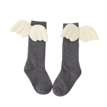 Load image into Gallery viewer, Girls Leg Warm Wing Stripes Socks
