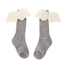 Load image into Gallery viewer, Girls Leg Warm Wing Stripes Socks