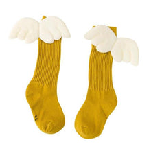 Load image into Gallery viewer, Girls Leg Warm Wing Stripes Socks