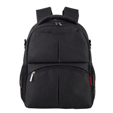 Load image into Gallery viewer, Insular Solid Color Baby Diaper Changing Backpack Bag Multifunctional Baby Mommy Bag Waterproof Mummy Nappy Stroller Backpack