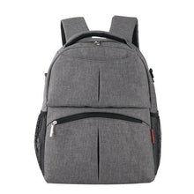 Load image into Gallery viewer, Insular Solid Color Baby Diaper Changing Backpack Bag Multifunctional Baby Mommy Bag Waterproof Mummy Nappy Stroller Backpack