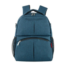 Load image into Gallery viewer, Insular Solid Color Baby Diaper Changing Backpack Bag Multifunctional Baby Mommy Bag Waterproof Mummy Nappy Stroller Backpack