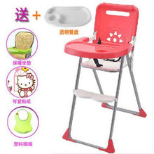 Load image into Gallery viewer, High Chairs Babies Mutifunctional baby high chair adjustable baby feeding chair folding dining