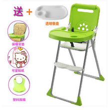 Load image into Gallery viewer, High Chairs Babies Mutifunctional baby high chair adjustable baby feeding chair folding dining