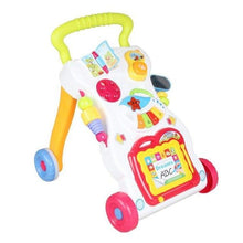 Load image into Gallery viewer, Top Selling Baby Toddler Trolley Sit-to-Stand Walker Safety Learning Walking Assistant Infant Musical Walkers First Steps Car