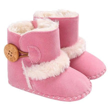 Load image into Gallery viewer, Warm Autumn Winter Fleece Baby Shoes Toddler Soft Sole Boots Girls Boys Toddlers Snow Boots Sneakers