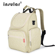 Load image into Gallery viewer, Insular Elegant Baby Diaper Backpacks Bags Nappy Stroller Bags Multifunctional Maternity Changing Bags For Mommy Women Backpacks