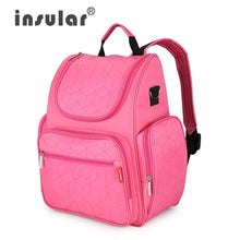 Load image into Gallery viewer, Insular Elegant Baby Diaper Backpacks Bags Nappy Stroller Bags Multifunctional Maternity Changing Bags For Mommy Women Backpacks