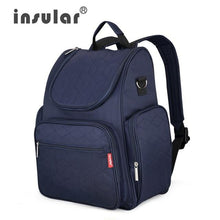 Load image into Gallery viewer, Insular Elegant Baby Diaper Backpacks Bags Nappy Stroller Bags Multifunctional Maternity Changing Bags For Mommy Women Backpacks