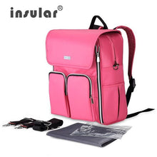 Load image into Gallery viewer, Insular Elegant Baby Diaper Backpacks Bags Nappy Stroller Bags Multifunctional Maternity Changing Bags For Mommy Women Backpacks