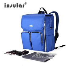Load image into Gallery viewer, Insular Elegant Baby Diaper Backpacks Bags Nappy Stroller Bags Multifunctional Maternity Changing Bags For Mommy Women Backpacks