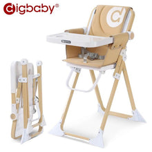 Load image into Gallery viewer, Mini Fold Baby Dining High Chair Ultra Light Weight Thin With Portable Bag