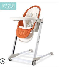 Load image into Gallery viewer, High Quality Export Aluminium Frame Baby Feeding Chair Food Tray Included Booster Newborn Seat Can Sleep baby high chair