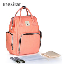 Load image into Gallery viewer, Insular Waterproof Baby Stroller Bag New Mommy Maternity Nappy Bag Baby Diaper Changing Backpack