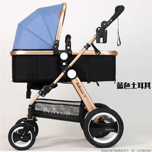 Load image into Gallery viewer, Luxury Baby Stroller Lightweight Baby Carriage Strollers Kids Pram Traval Pushchair For 6-36 Months, Kinderwagen, bebek arabasi