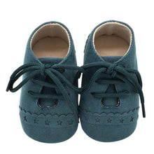 Load image into Gallery viewer, Hot Newborn Baby First Walk Shoes Girl Boy Soft Nubuck Leather Prewalker Anti-slip Shoes Moccasins Footwear Shoes Toddler Shoes