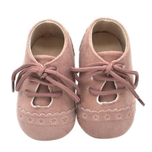 Load image into Gallery viewer, Hot Newborn Baby First Walk Shoes Girl Boy Soft Nubuck Leather Prewalker Anti-slip Shoes Moccasins Footwear Shoes Toddler Shoes