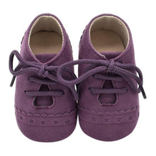 Load image into Gallery viewer, Hot Newborn Baby First Walk Shoes Girl Boy Soft Nubuck Leather Prewalker Anti-slip Shoes Moccasins Footwear Shoes Toddler Shoes
