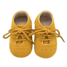 Load image into Gallery viewer, Hot Newborn Baby First Walk Shoes Girl Boy Soft Nubuck Leather Prewalker Anti-slip Shoes Moccasins Footwear Shoes Toddler Shoes