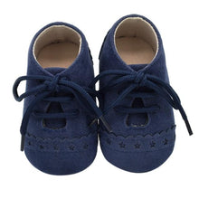 Load image into Gallery viewer, Hot Newborn Baby First Walk Shoes Girl Boy Soft Nubuck Leather Prewalker Anti-slip Shoes Moccasins Footwear Shoes Toddler Shoes