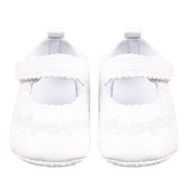 Load image into Gallery viewer, Newborn Baby Soft Bottom Non-slip Shoes Girls  Summer Spring PU Embroidered Princess Cute Shoes Kids Toddler First Walker Shoes