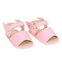 Load image into Gallery viewer, Newborn Baby Girls Wings Sandals Summer PU Solid Color Soft Casual Beach Shoes  0-18Months