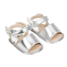 Load image into Gallery viewer, Newborn Baby Girls Wings Sandals Summer PU Solid Color Soft Casual Beach Shoes  0-18Months