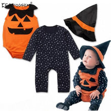 Load image into Gallery viewer, New Winter Baby Boy Girl Clothes Sets 2018 Halloween Costume For Kids Clothes Sets 3Pcs Cotton Newborn Infant Girl Clothing Sets