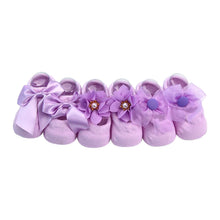 Load image into Gallery viewer, 3 Pairs/Set Cotton Baby Socks for Girl