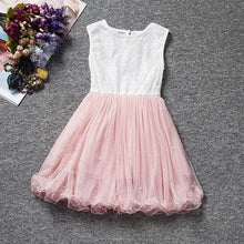 Load image into Gallery viewer, Kids Baby Colorful Dress Halloween Carnival Party Costumes Sweet Girls School Casual Dress Rainbow Princess Girls 2 3 4 5 6 Year