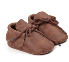 Load image into Gallery viewer, Small seven baby shoes leather soft baby shoes soft socks spring new