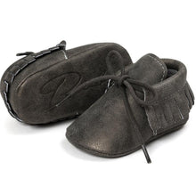 Load image into Gallery viewer, Small seven baby shoes leather soft baby shoes soft socks spring new