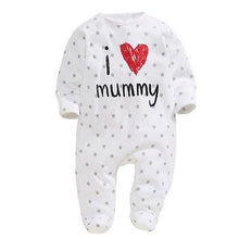 Load image into Gallery viewer, Newborn Baby Rompers I love mummy   daddy Baby Costume Girls Boy Jumpsuit