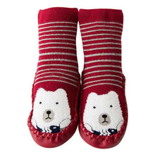 Load image into Gallery viewer, Boy Girl Socks Soft Bottom Non-Slip With Rubber Soles