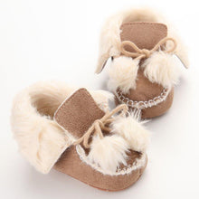 Load image into Gallery viewer, Winter Soft Cotton Baby First Walker Baby Shoes Boy Toddler Keep Warm Thick Shoes Newborn Baby Shoes Infant Shoes