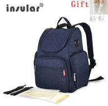 Load image into Gallery viewer, Insular Elegant Baby Diaper Backpacks Bags Nappy Stroller Bags Multifunctional Maternity Changing Bags For Mommy Women Backpacks