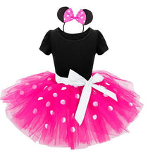 Load image into Gallery viewer, Newborn Baby Girl Dress Fancy Halloween Mouse Dots Costume 1 Year Birthday Outfit Little Girls Dresses Party Wear Free Headband